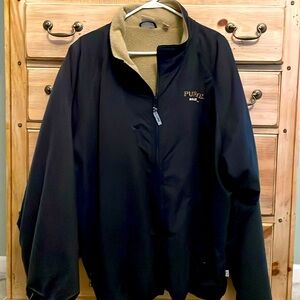 Men’s size XXL Red Oak fleece lined “Purdue” embroidered jacket